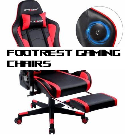 footrest gaming chairs