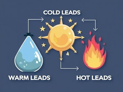 hot cold and warm leads